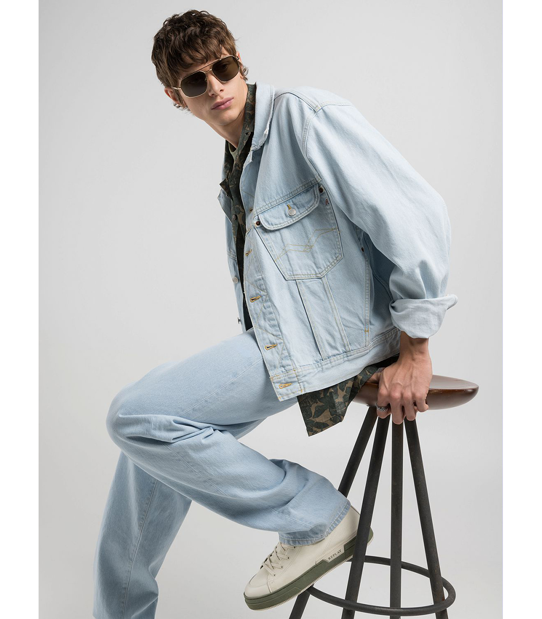 9Z1 ECO PLUS ライトデニムジャケット（セットアップモデル） 詳細画像 スーパーライトブルー 3